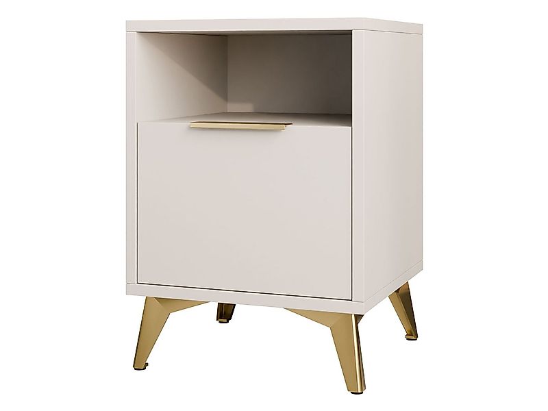 MIRJAN24 Nachttisch Xylix 1SZ (mit Schublade), Griff und Füße aus Metall in günstig online kaufen