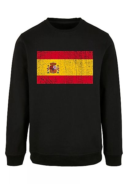 F4NT4STIC Kapuzenpullover "Spain Spanien Flagge distressed" günstig online kaufen