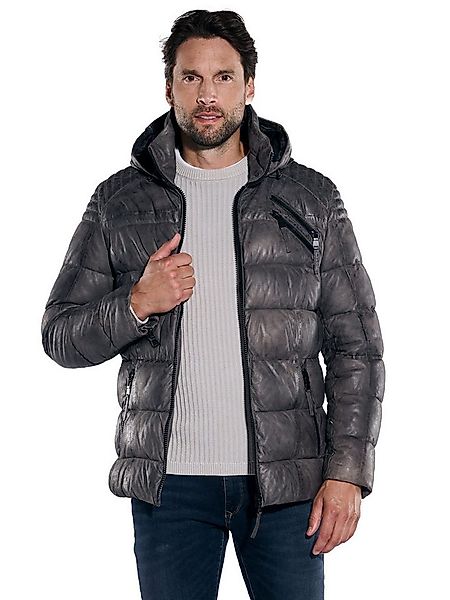 Engbers Lederjacke Herren Lederjacke regular, Grau günstig online kaufen