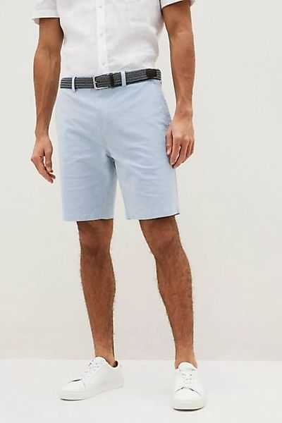 Next Chinoshorts Straight Fit Chinoshorts mit Gürtel (2-tlg) günstig online kaufen