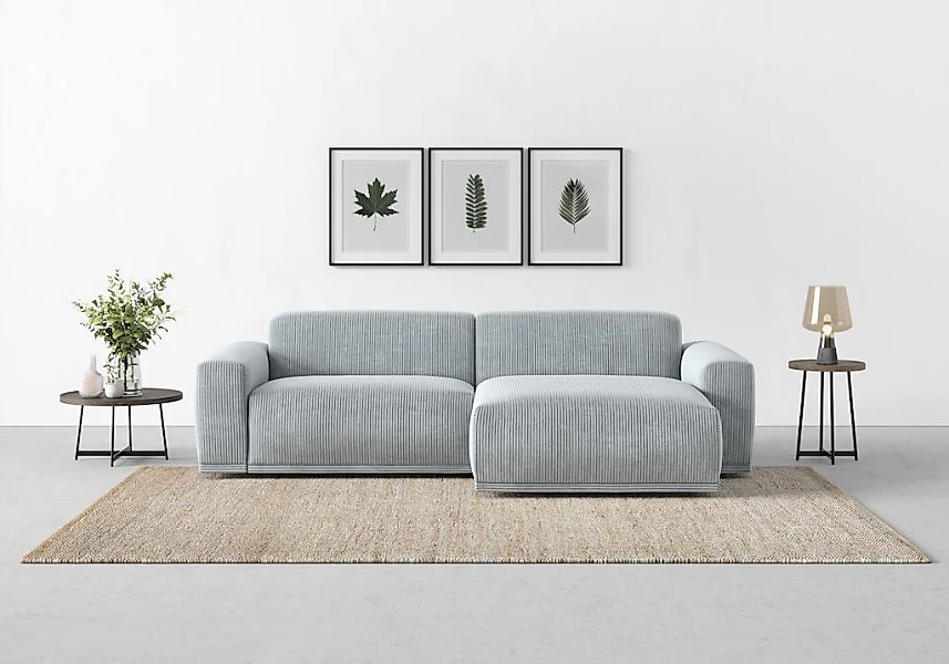TRENDMANUFAKTUR Ecksofa "Braga, mit hochwertigem Kaltschaum, L-Form, in Cor günstig online kaufen