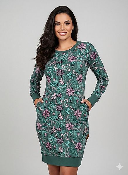 Ragwear Sweatkleid MENITA FLOWERS O günstig online kaufen