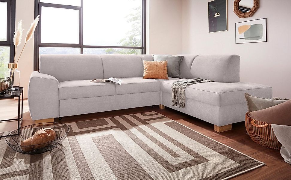 DOMO collection Ecksofa "Incanto kubische Formensprache, komfortabel, L-For günstig online kaufen