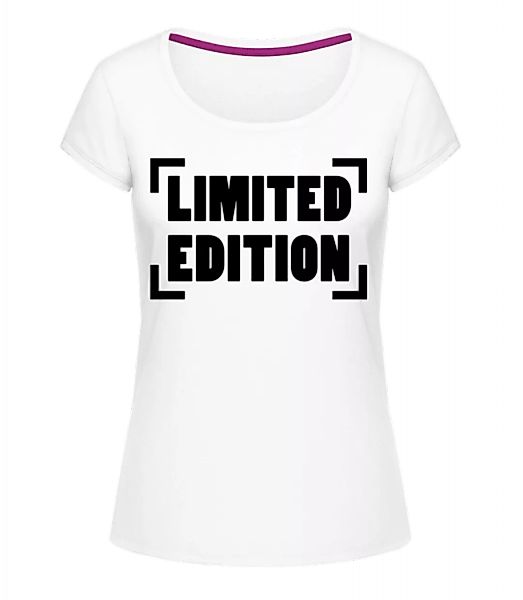 Limited Edition Logo · Frauen T-Shirt U-Ausschnitt günstig online kaufen