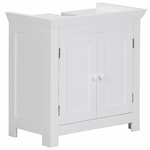 FINEBUY Waschbeckenunterschrank FB37103 (5x30 cm Weiß günstig online kaufen