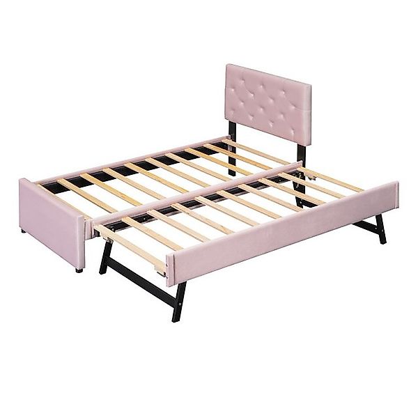 IDEASY Polsterbett 90 x 200 cm mit Klappbett, ausziehbar zum Doppelbett (Be günstig online kaufen
