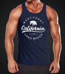 Neverless Tanktop Herren Tank-Top California Republic günstig online kaufen