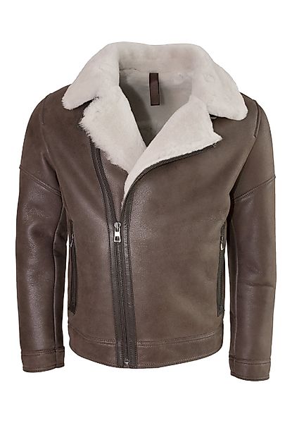 Lolus Lederjacke Edgar Lammfell Herren Lammfelljacke günstig online kaufen