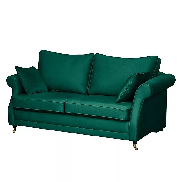 home24 Maison Belfort Sofa Killara 2-Sitzer Antikgrün Samt 210x70x95 cm günstig online kaufen