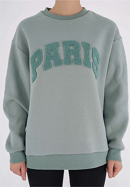 freshlions Sweatshirt "Paris" 1 Stk. tlg. mit wunderbarer Stickerei günstig online kaufen