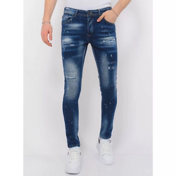 Local Fanatic  Slim Fit Jeans Er Jeans Paint Splatter Slim günstig online kaufen