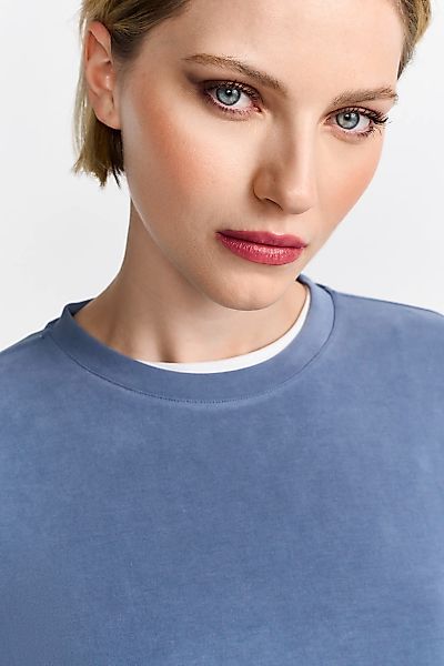 RICHROYAL Sweatshirt "2409 T Peach Crew" überschnittene Schultern, softer G günstig online kaufen