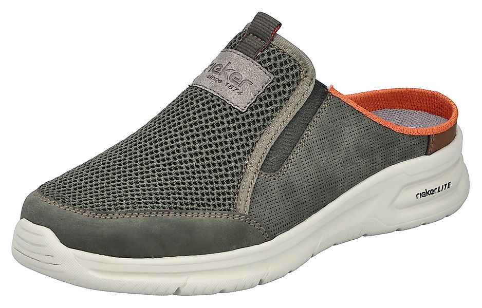 Rieker Clog, Sommerschuh, Hausschuh, Schlupfschuh mit seitlichen Stretchein günstig online kaufen