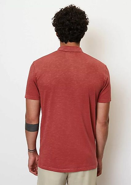 Marc O'Polo Polohemd Melange Rot - Größe XL günstig online kaufen