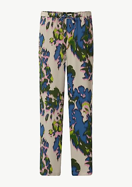 Comma Stoffhose Wide-Leg-Hose aus Satin mit günstig online kaufen