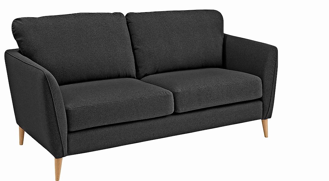 Home affaire 2-Sitzer "MARSEILLE Kompaktsofa 170 cm, Cord, Flachgewebe, Str günstig online kaufen