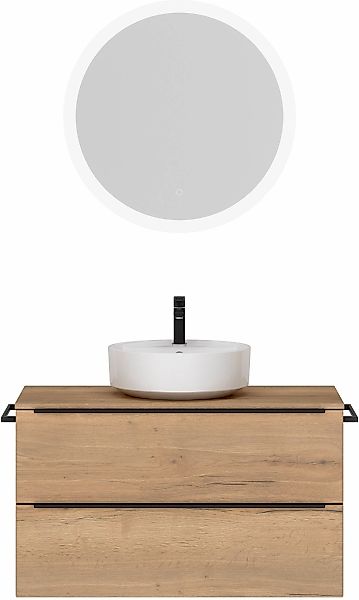 nobilia Badmöbel-Set "Alvene", (2 St., vormontiert, mit Soft-Close), inkl. günstig online kaufen