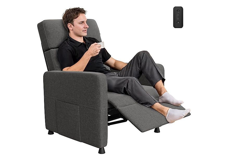 HOMALL Sessel Liegestuhl-Fernsehsessel mit verstellbarer Rückenlehne und Fu günstig online kaufen