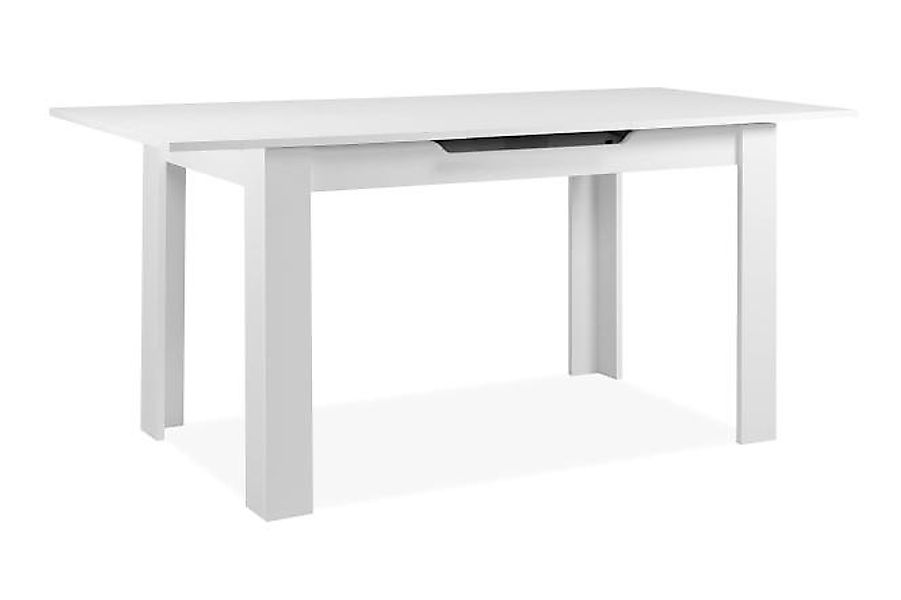 Esstisch ausziehbar mit Liftauszug ca. 125-165 cm Weiß günstig online kaufen