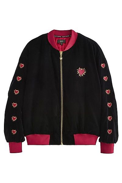 Next Bomberjacke Rockett St George Bomberjacke, Samt mit Stickerei (1-St) günstig online kaufen