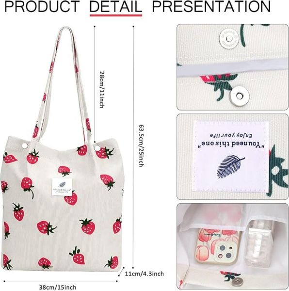 Coonoor Schultertasche Damen Grosse Kapazität Canvas günstig online kaufen