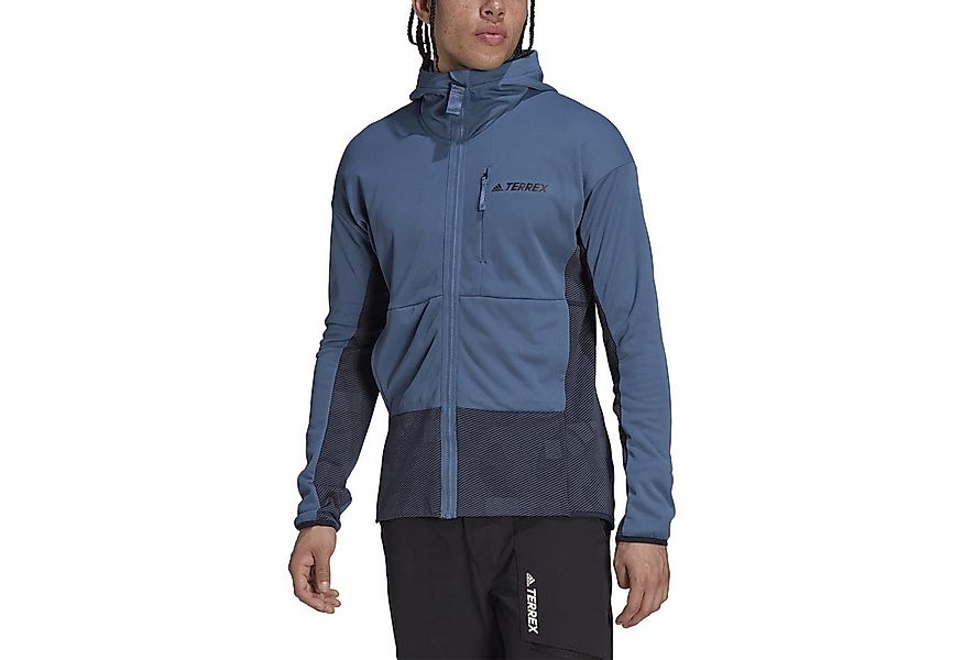 adidas Performance Fleecejacke Terrex Zupahike mit Kapuze stahlblau Herren günstig online kaufen