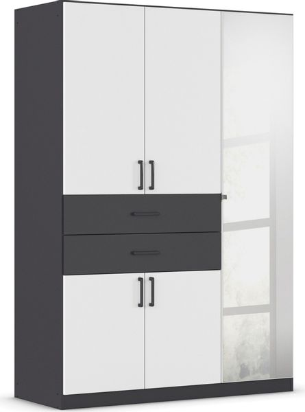 rauch Drehtürenschrank "Maika" mit Spiegel, 2 Schubladen, in verschiedenen günstig online kaufen