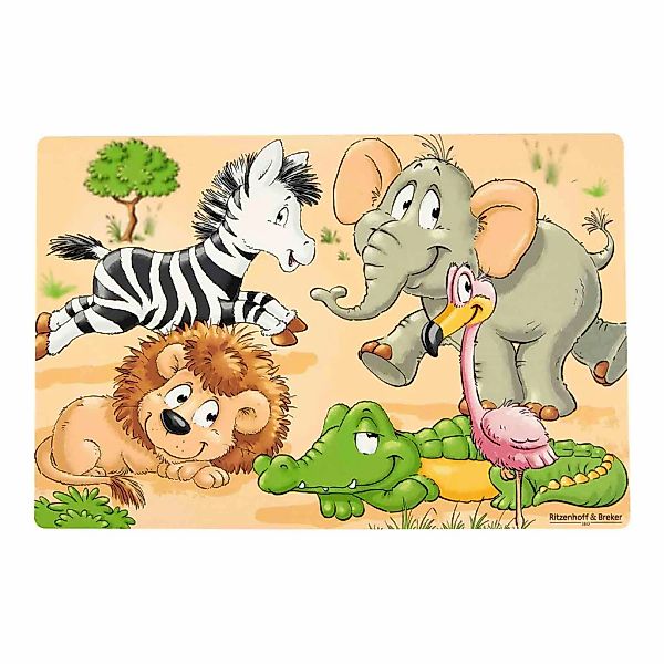 Ritzenhoff & Breker Platzset "Platzset Happy Zoo 45 x 30 cm" günstig online kaufen
