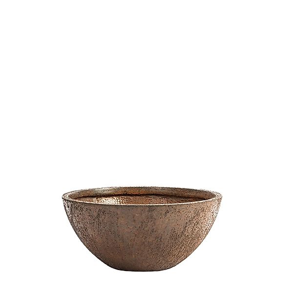 Pflanzwerk Pflanzschale Bowl Premium Frostbeständig Lotus-Effekt 45 cm Rost günstig online kaufen