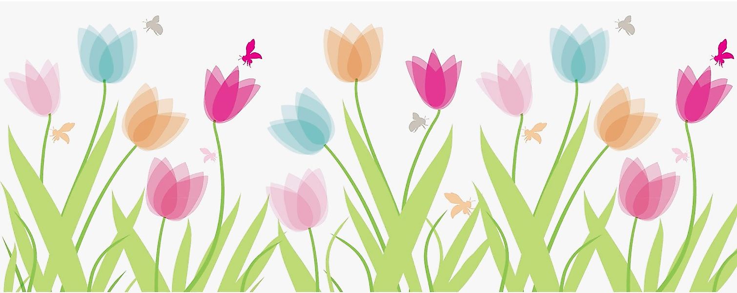 Heyda Fenstersticker Tulpen, 2 m Länge günstig online kaufen