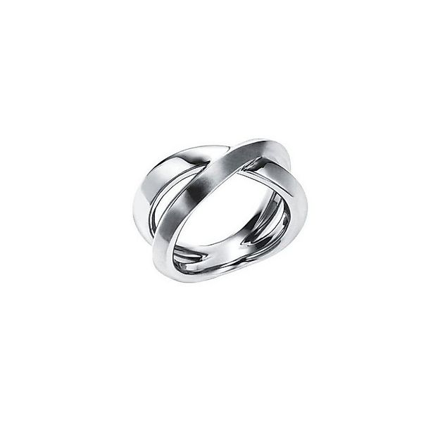 DKNY Fingerring Damen, aus Edelstahl, Silber, Gr. 53 (16,9mm) günstig online kaufen