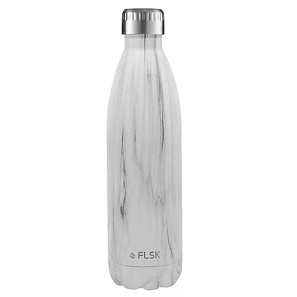 FLSK Trinkflasche White Marble Isolierflasche Weißer Marmor - 2. Generation günstig online kaufen