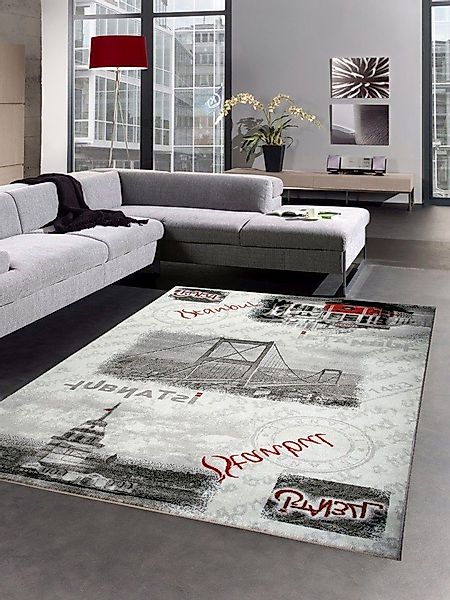 Carpetia Teppich Designer Teppich Kurzflorteppich Istanbul günstig online kaufen