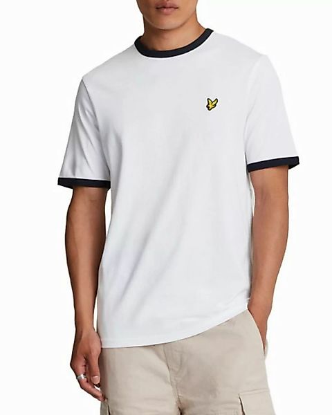 Lyle & Scott T-Shirt Herren, 100% Baumwolle, Mit Kontrastdetails günstig online kaufen