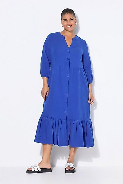 Studio Untold Maxikleid Maxikleid A-Line Musselin günstig online kaufen