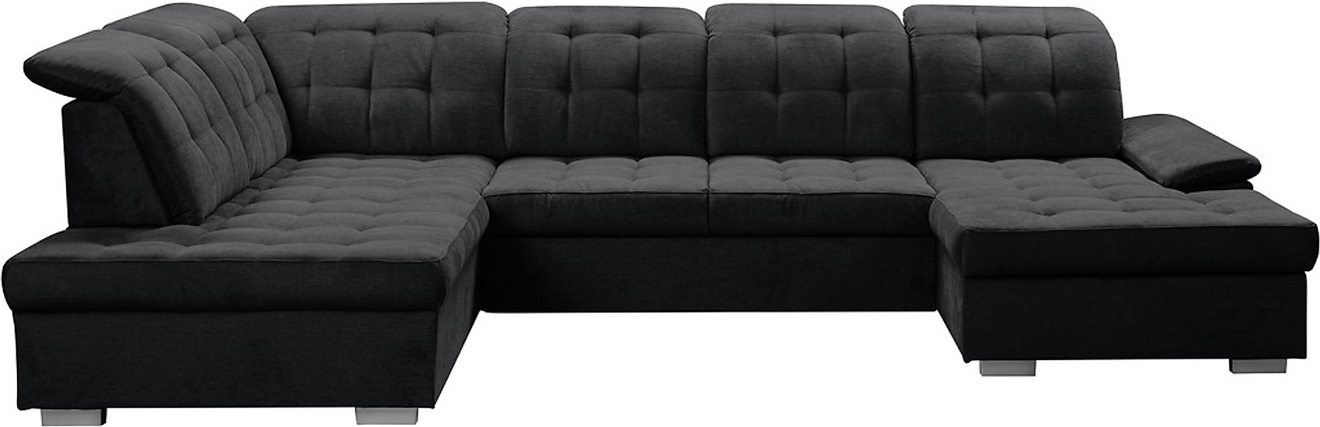 WERK2 Wohnlandschaft »Kordula-New U-Form«, Sofa in U-Form mit Schlaffunktio günstig online kaufen