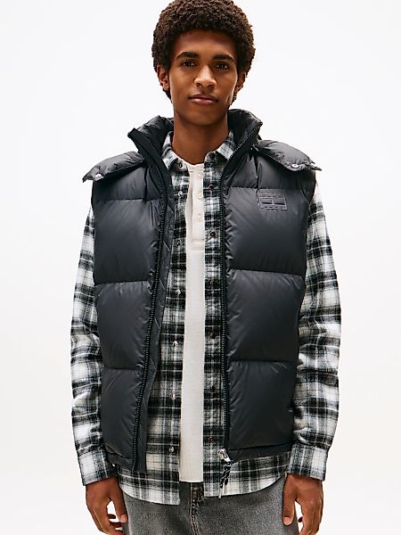 Tommy Jeans Steppweste "ALASKA DOWN VEST" Regular fit mit abnehmbarer Kapuz günstig online kaufen