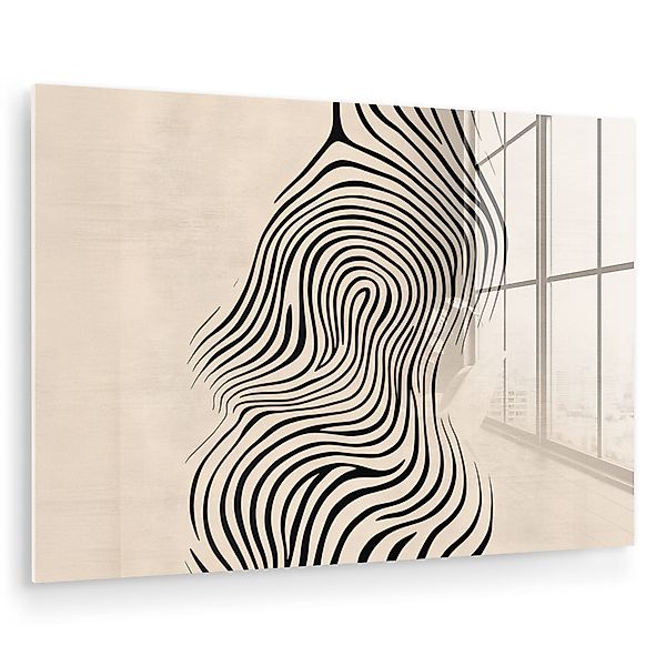 MuchoWow Acrylglasbild Linien - Abstrakt - günstig online kaufen