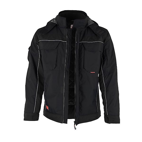 Qualitex Workwear Winterjacke Winterjacke "PRO" schwarz, günstig online kaufen