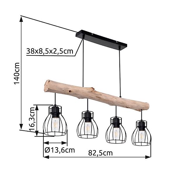 GLOBO LIGHTING Pendelleuchte, höhenverstellbar günstig online kaufen