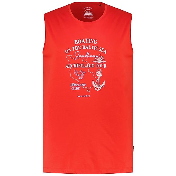 Hajo Tanktop mit Print Farbe rot Größe: 6XL günstig online kaufen