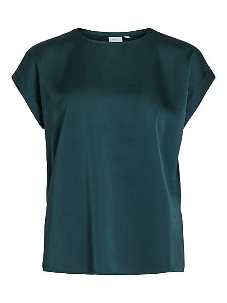 Vila T-Shirt Satin Blusen Kurzarm Basic günstig online kaufen
