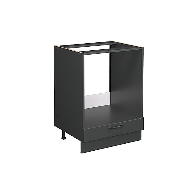 Vicco Herdumbauschrank Fame-Line, Dunkelgrau/Anthrazit, 60 cm ohne Arbeitsp günstig online kaufen