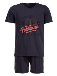 Henry Terre Schlafanzug Pyjama Set Shorty günstig online kaufen