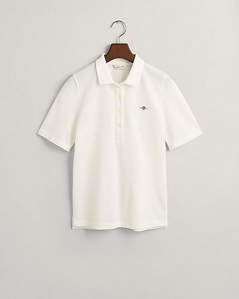 Gant Poloshirt SLIM SHIELD SS PIQUE POLO, EGGSHELL günstig online kaufen