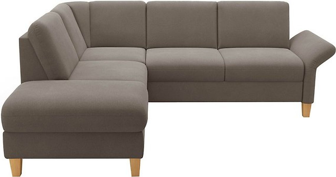 Home affaire Ecksofa Rochelle, wahlweise mit Armlverstellung, Klappbett mit günstig online kaufen