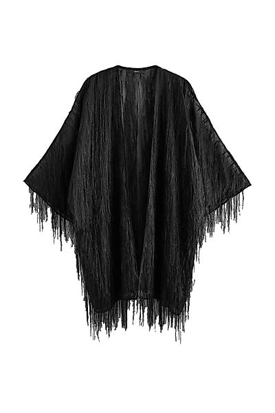 Next Blusenkimono Langer Kimono mit Fransen günstig online kaufen