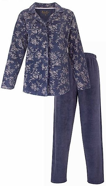 Medaillon Schlafanzug Damen Nikki Pyjama geknöpft (2 tlg) Modisches Design günstig online kaufen