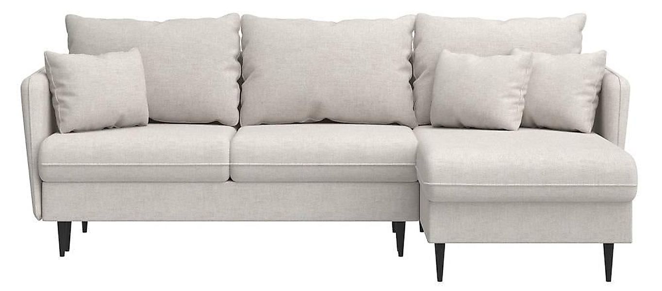 Selsey Design | Sion Ecksofa links/rechts Chenille mit Schlaffunktion günstig online kaufen