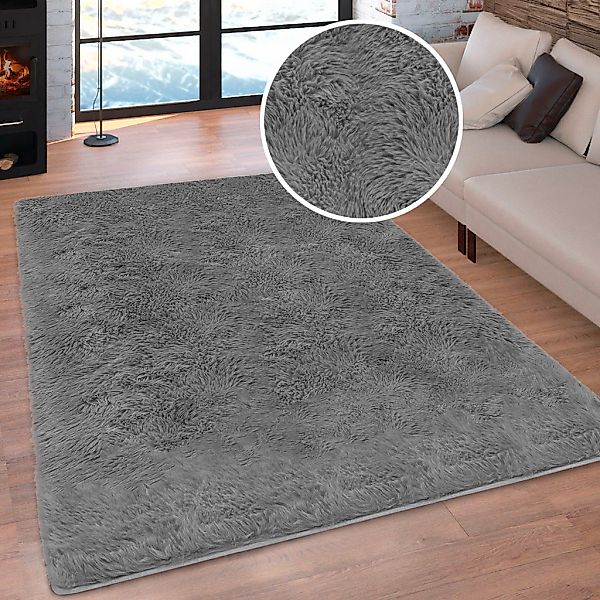 OTTO home Hochflor-Teppich "Silky, besonders weich und kuschelig, sehr dich günstig online kaufen